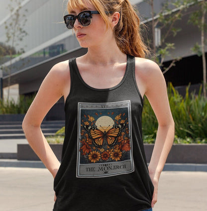 The Monarch Tarot Card Tank Top, Butterfly