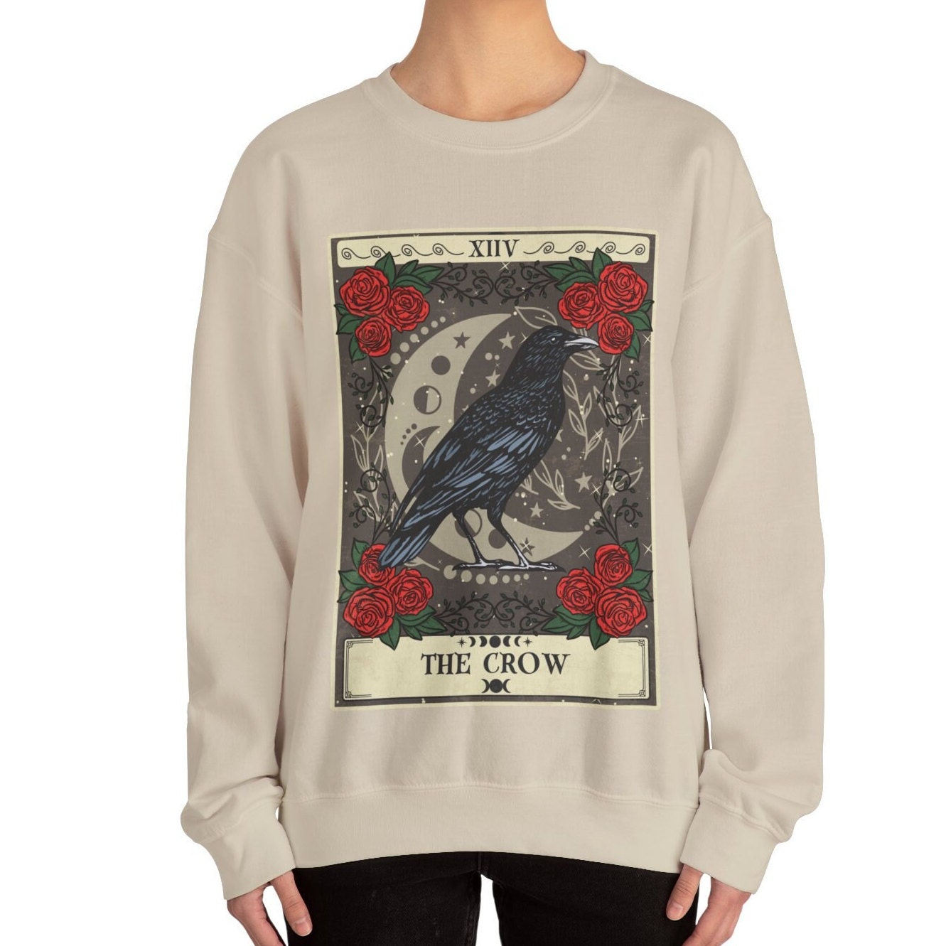 The Crow Tarot Card Sweatshirt