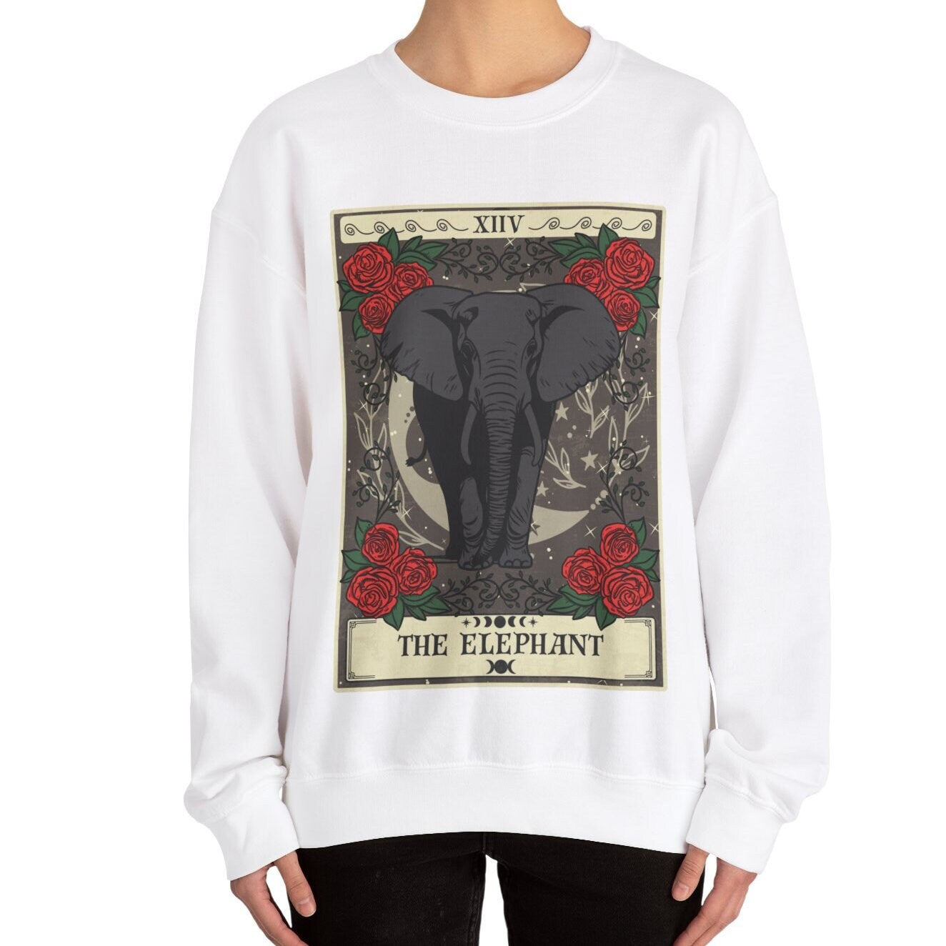 The Elephant Tarot Card Sweatshirt