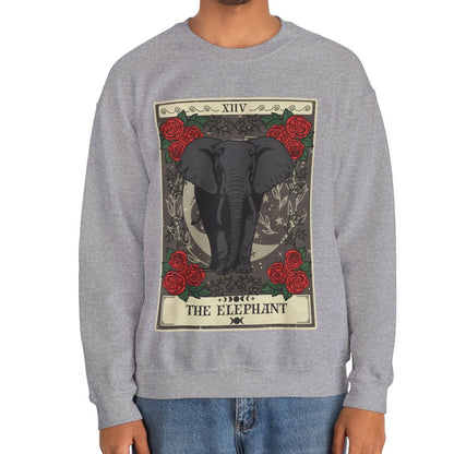 The Elephant Tarot Card Sweatshirt