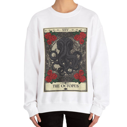 The Octopus Tarot Card Sweatshirt, Ocean Animal