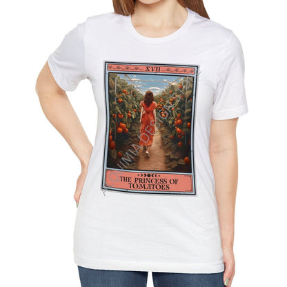 The Princess of Tomatoes Tarot Card Shirt, Tomato