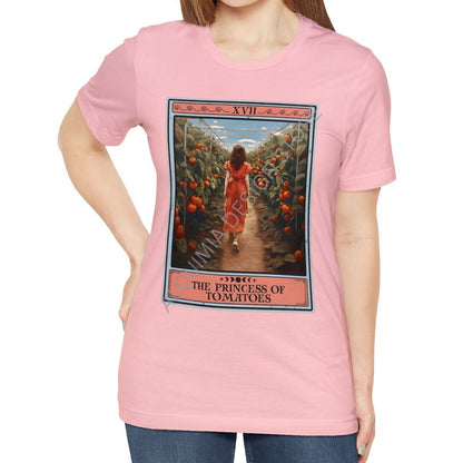 The Princess of Tomatoes Tarot Card Shirt, Tomato