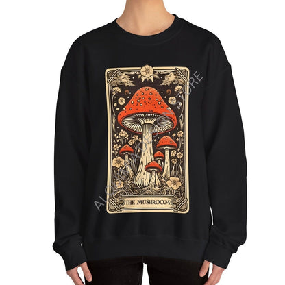 The Mushroom Tarot Card Sweatshirt