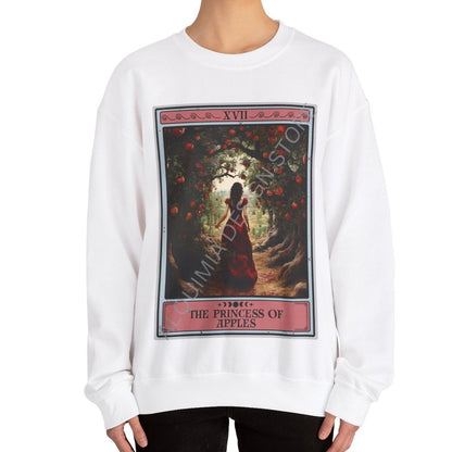 The Princess of Apples Tarot Card Sweatshirt