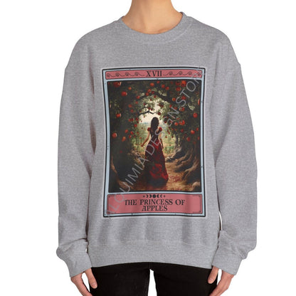 The Princess of Apples Tarot Card Sweatshirt