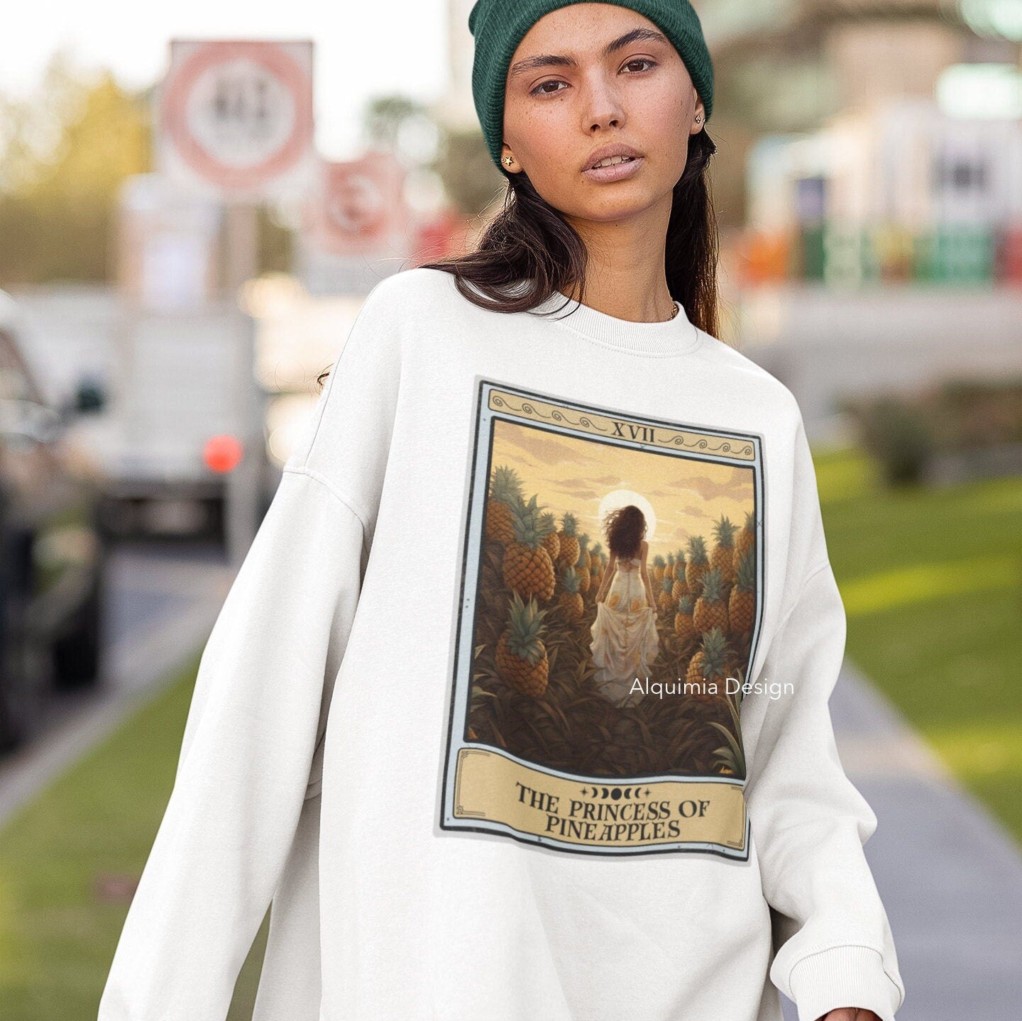 The Princess of Pineapples Tarot Card Shirt, Pineapple