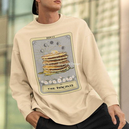 The Pancakes Tarot Card Sweatshirt, Breakfast