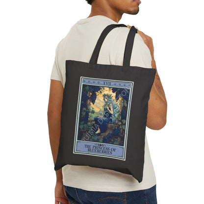 The Princess of Blueberries Tarot Tote Bag