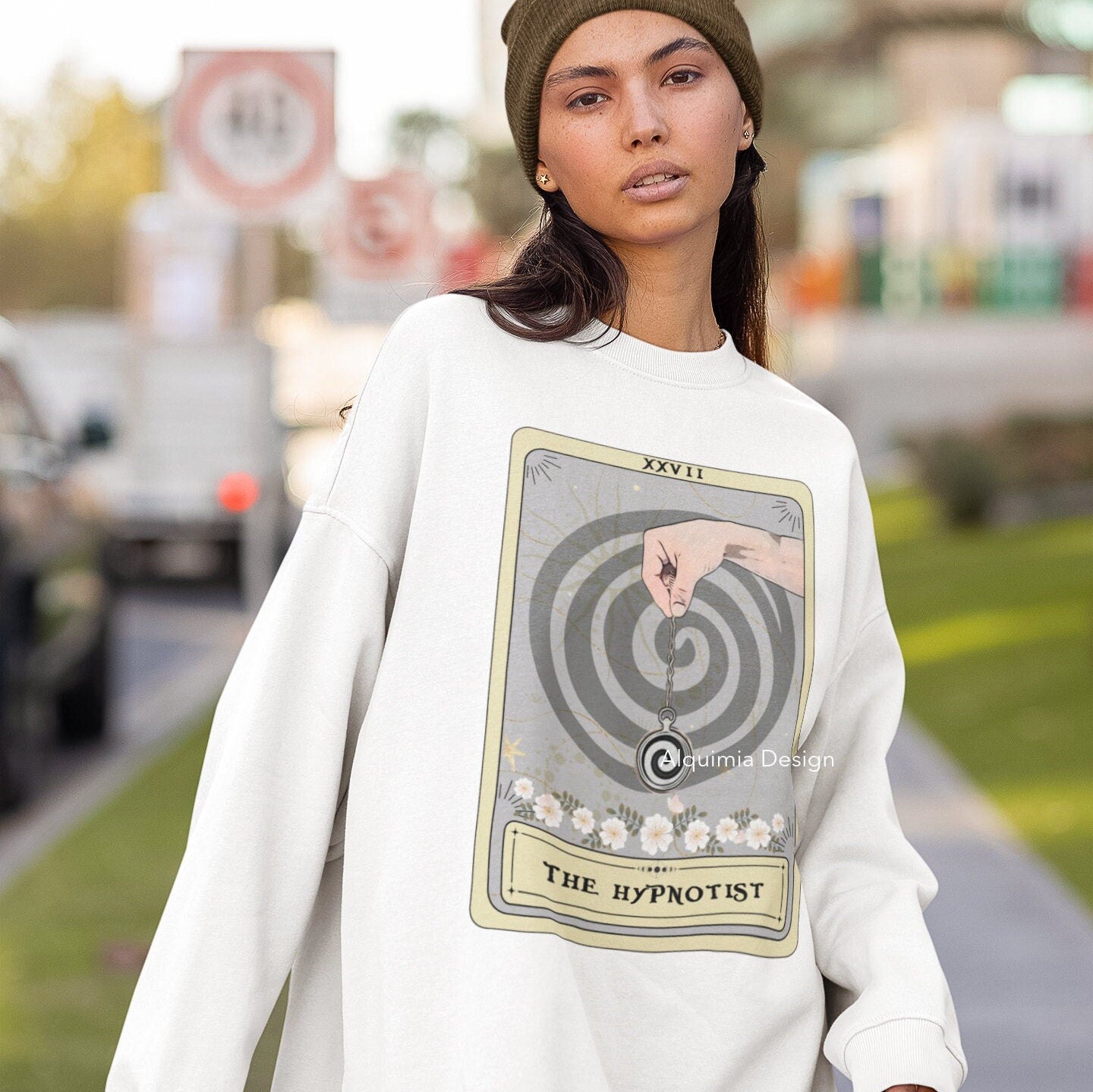 The Hypnotist Tarot Card Sweatshirt