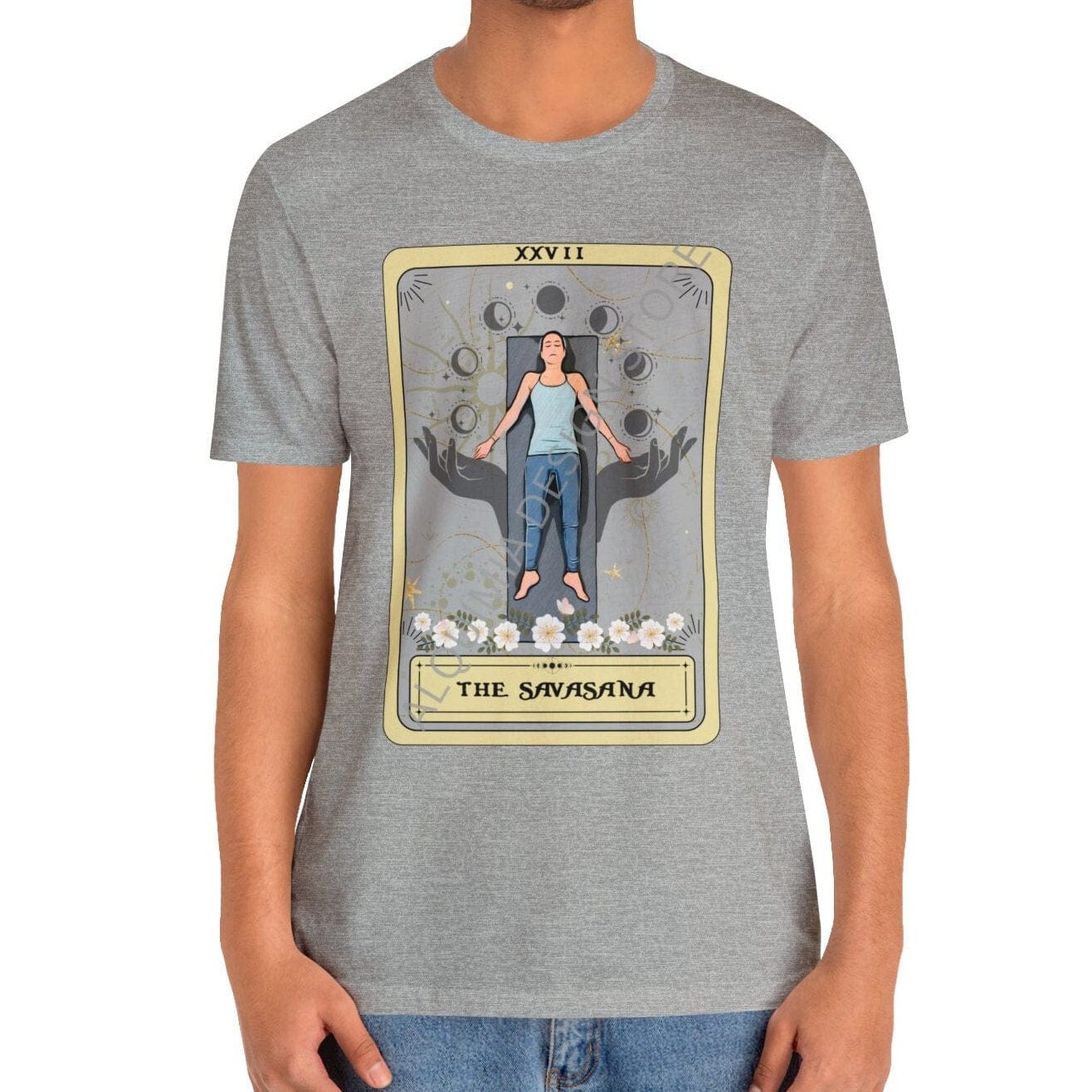 The Savasana Tarot Card Shirt, Yoga Pose