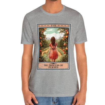 The Princess of Peaches Tarot Card Shirt, Peach Lover
