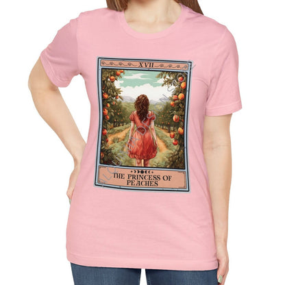 The Princess of Peaches Tarot Card Shirt, Peach Lover
