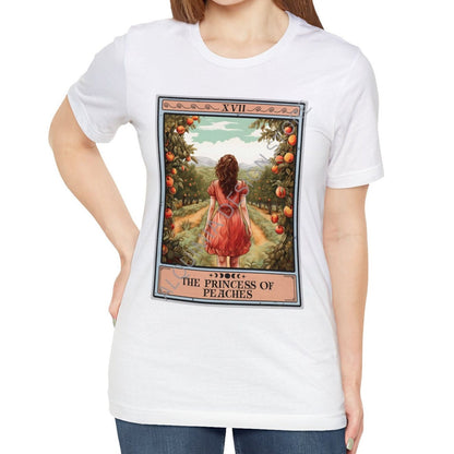 The Princess of Peaches Tarot Card Shirt, Peach Lover