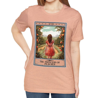 The Princess of Peaches Tarot Card Shirt, Peach Lover