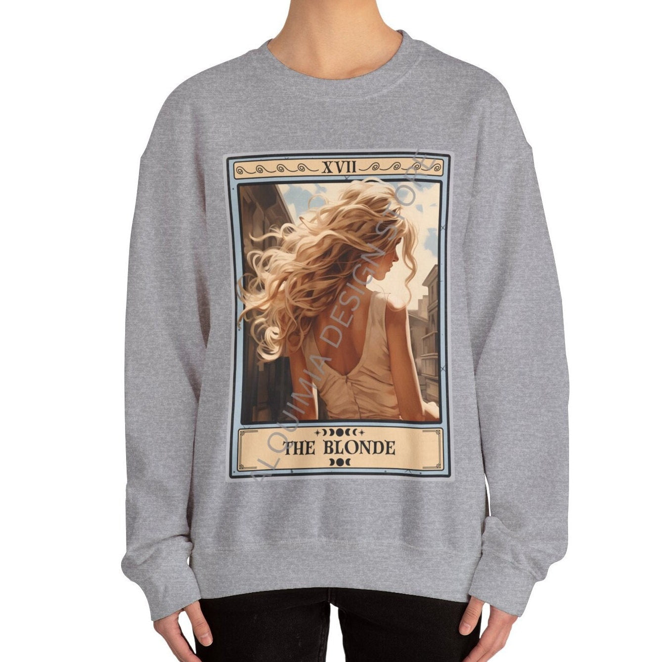 The Blonde Tarot Card Sweatshirt