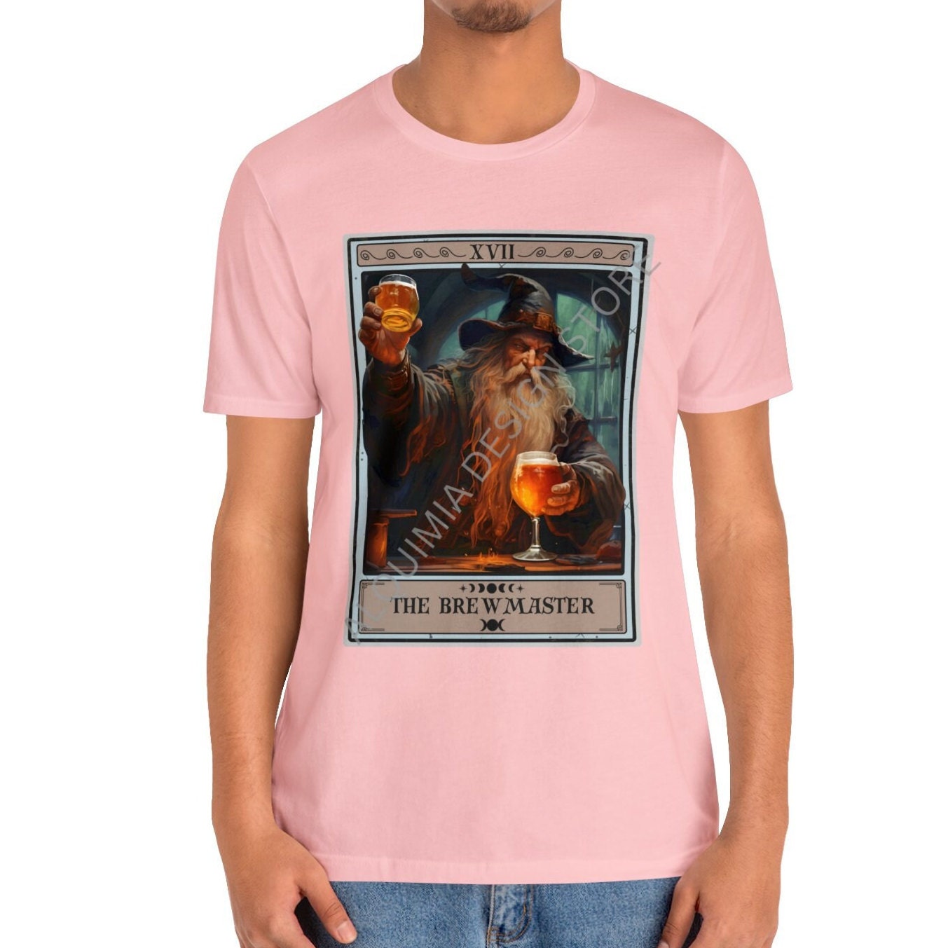 The Brewmaster Wizard Tarot Card Shirt, Beer Home Brewer