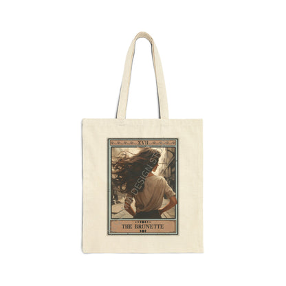 The Brunette Tarot Card Tote Bag 15" x 16"