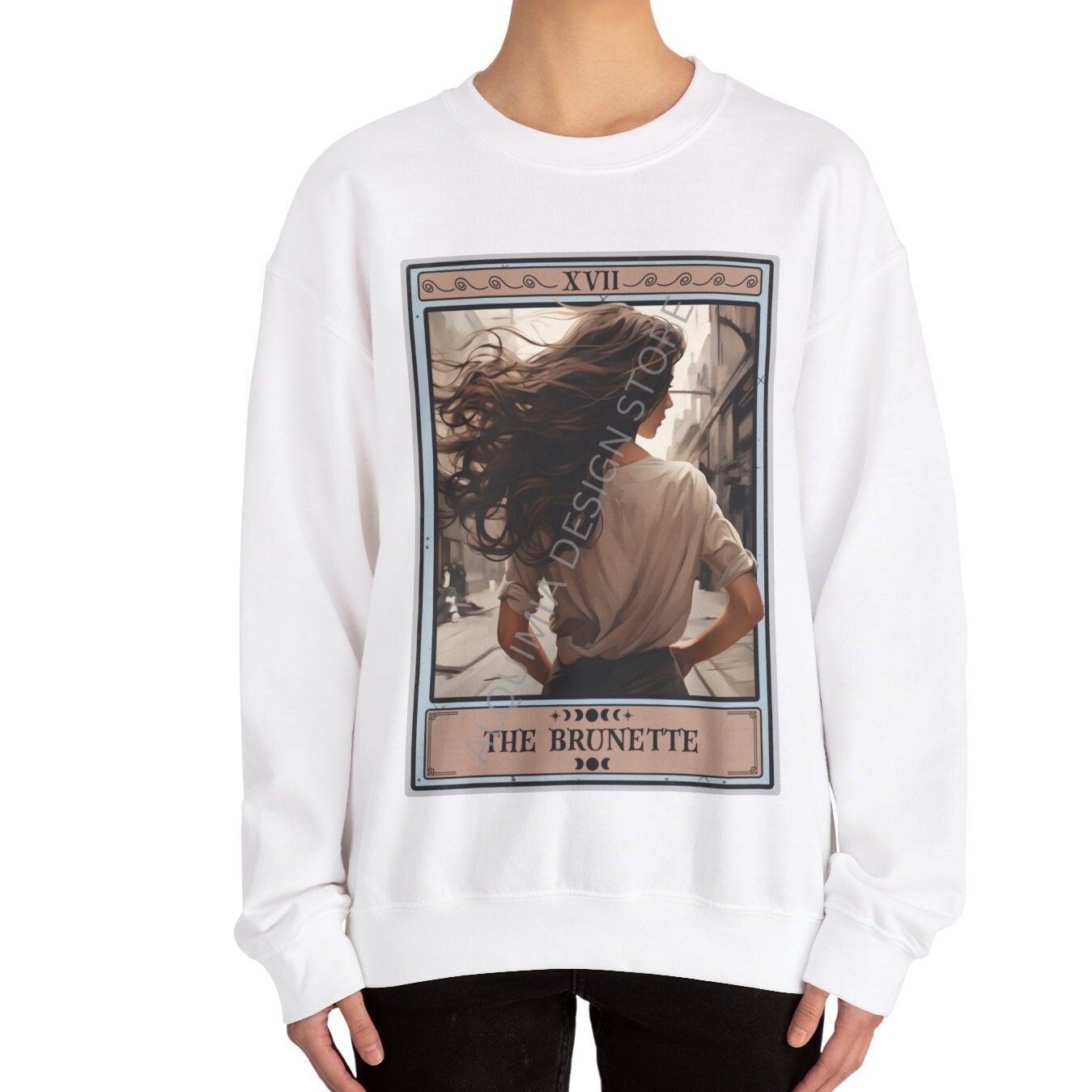 The Brunette Tarot Card Sweatshirt