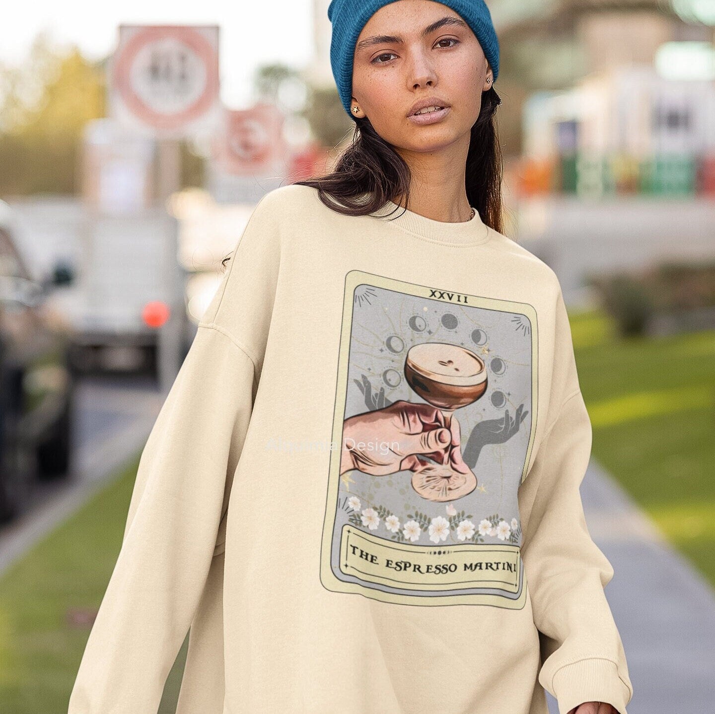 The Espresso Martini Tarot Card Sweatshirt