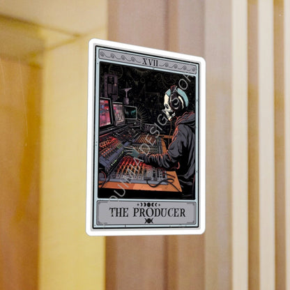 The Producer Tarot Card Sticker,  3" x 4"
