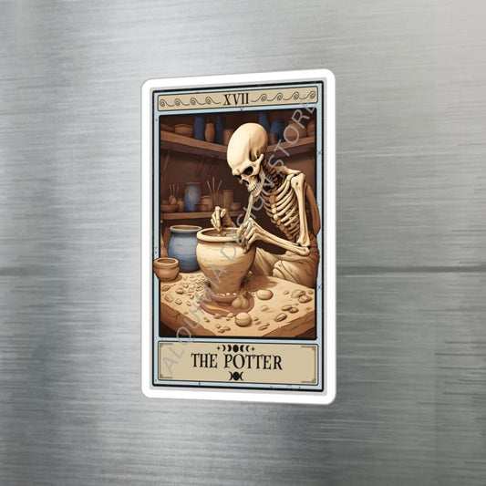 The Potter Tarot Card Sticker 3" x 4"