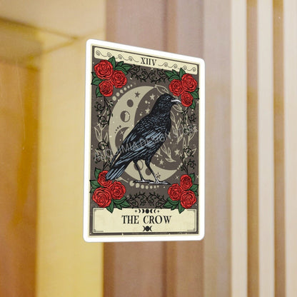 The Crow Tarot Card Sticker 3" x 4"