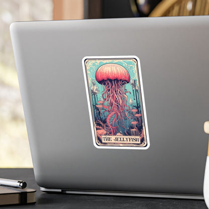 The Jellyfish Tarot Card Sticker 3" x 4"