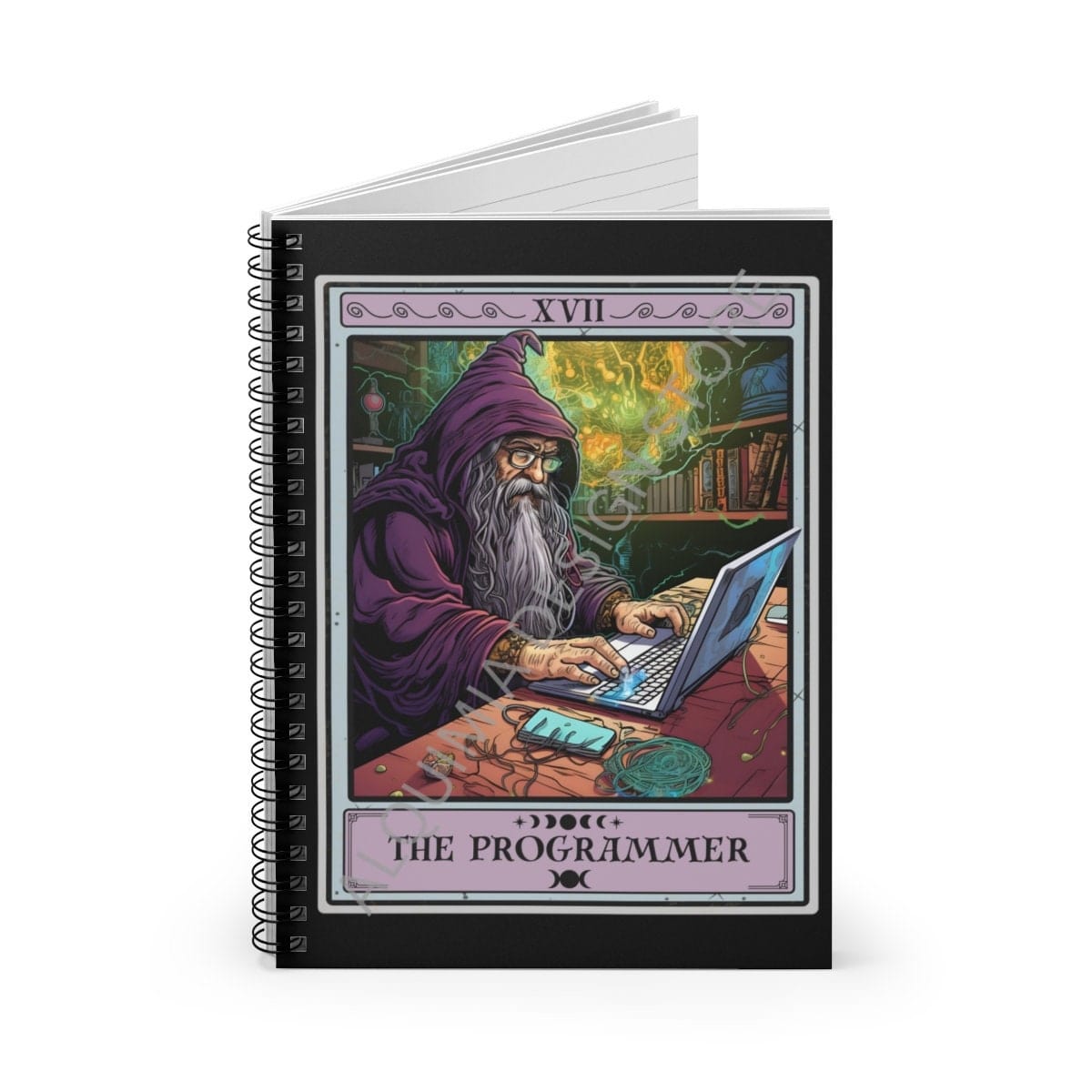 The Programmer Tarot Card Journal, Software Engineer 6" x 8" Notebook
