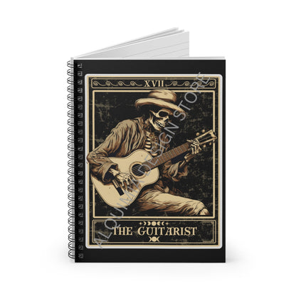 The Guitarist Tarot Card Journal Notebook 6" x 8"