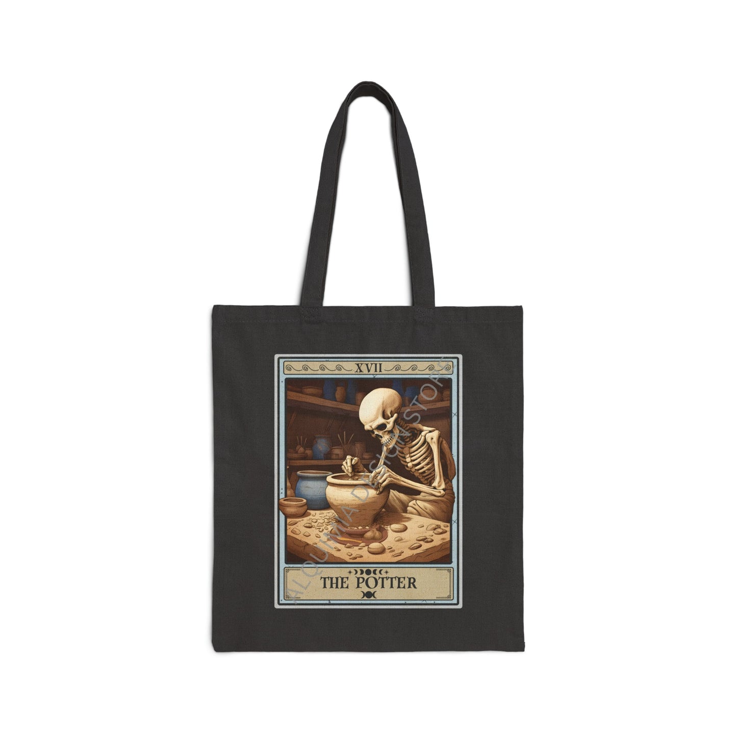 The Potter Tarot Card Tote Bag Pottery Maker 15" x 16"