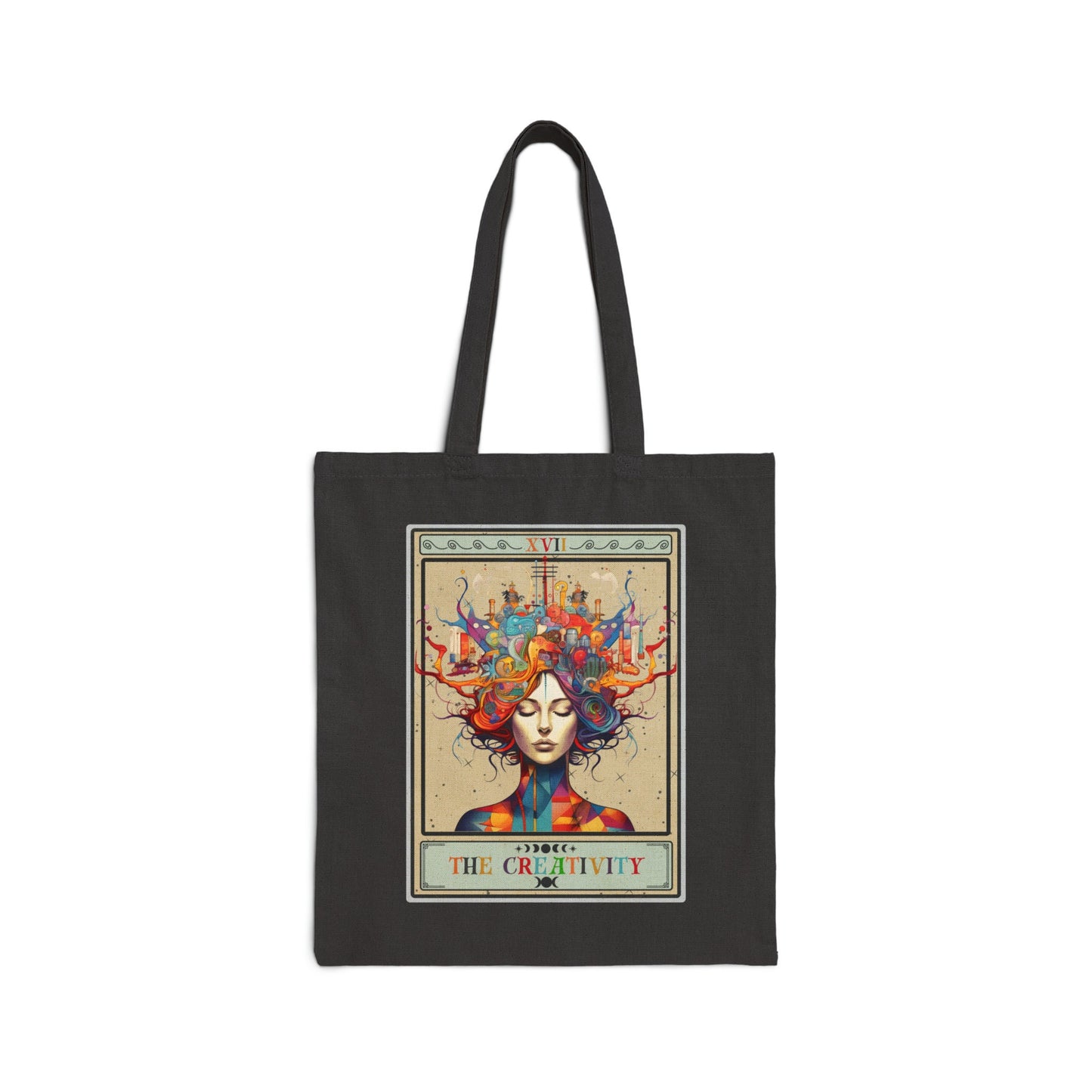 The Creativity Tarot Card Tote Bag  15" x 16"