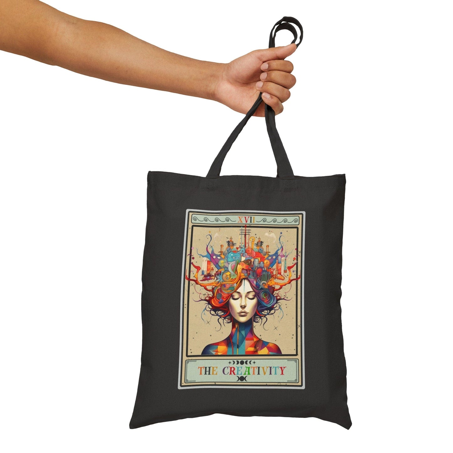 The Creativity Tarot Card Tote Bag  15" x 16"