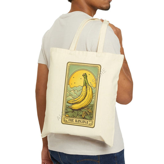 The Banana Tarot Card Tote 15" x 16"