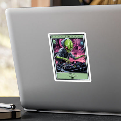 The DJ Tarot Card Sticker 3" x 4"