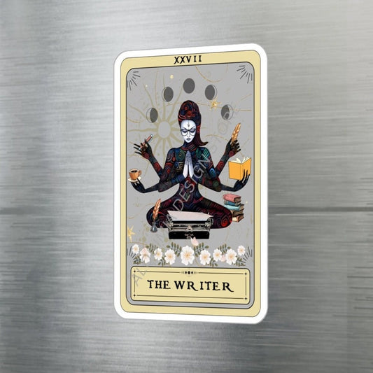 The Writer Tarot Card Sticker 3" x 4"