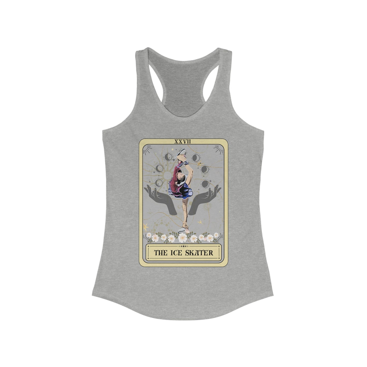 The Ice Skater Tarot Card Tank Top, Figure Skating