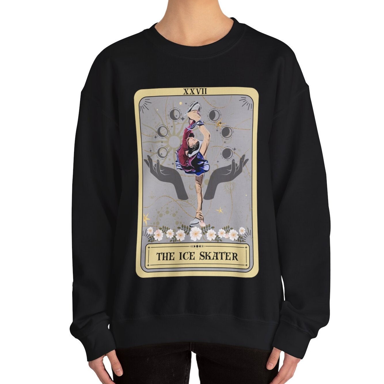 The Ice Skater Tarot Card Sweatshirt