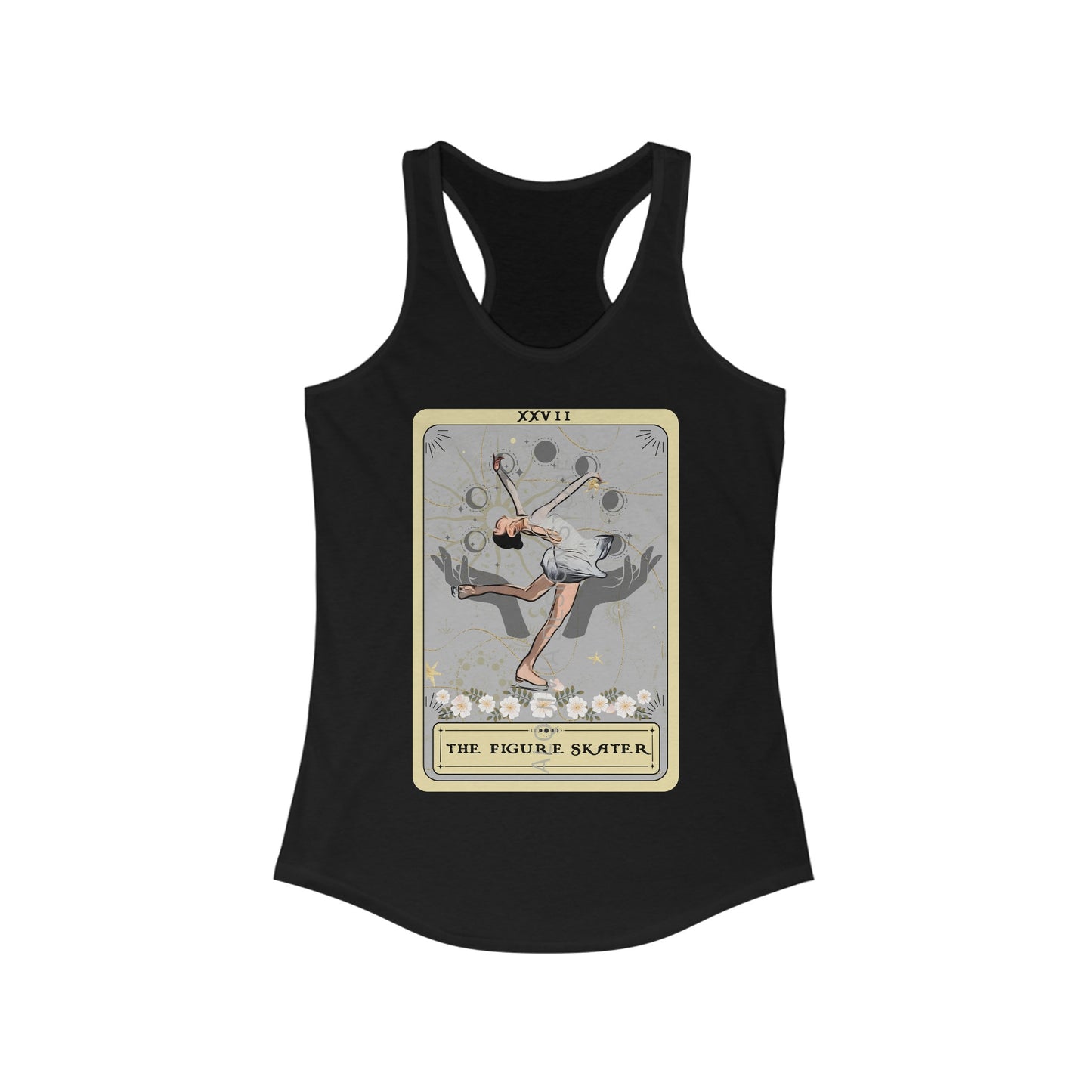 The Figure Skater Tarot Card Tank Top, Ice Skating