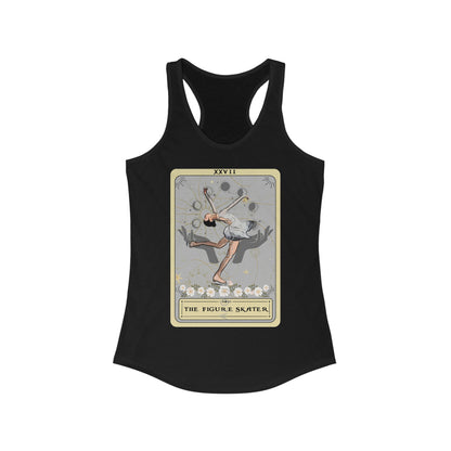 The Figure Skater Tarot Card Tank Top, Ice Skating