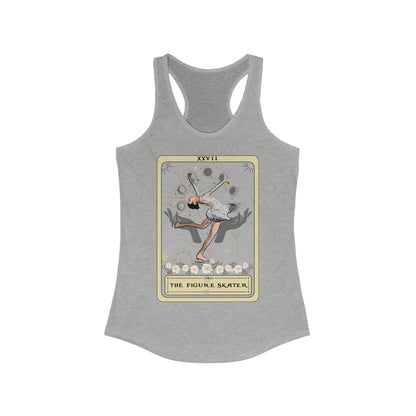 The Figure Skater Tarot Card Tank Top, Ice Skating