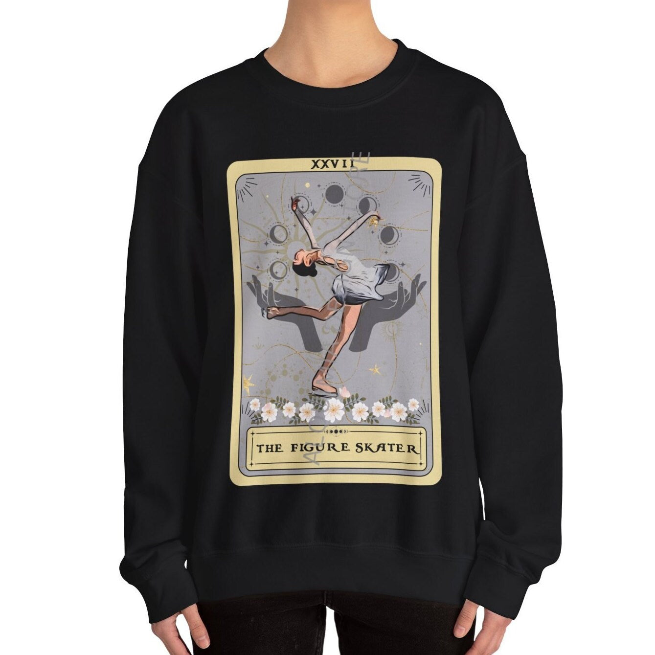 The Figure Skater Tarot Card Sweatshirt