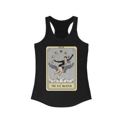 The Ice Skater Tarot Card Tank Top, Figure Skating