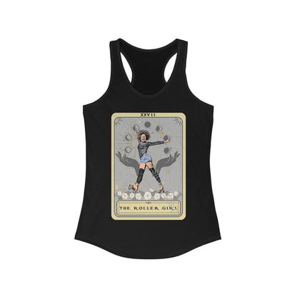 The Roller Girl Tarot Card Tank Top, Rollerskating