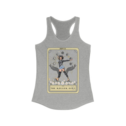 The Roller Girl Tarot Card Tank Top, Rollerskating