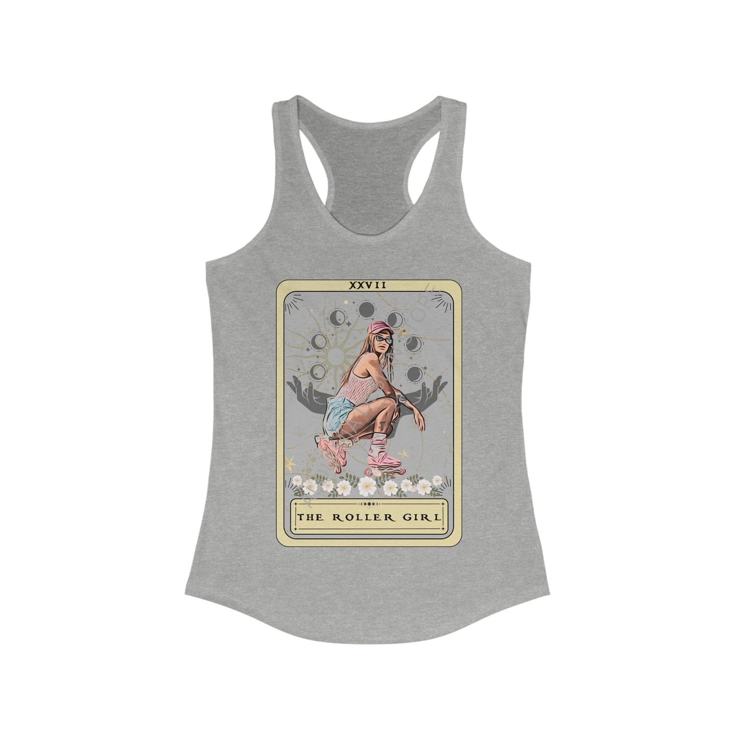 The Roller Girl Tarot Card Tank Top, Roller Blading