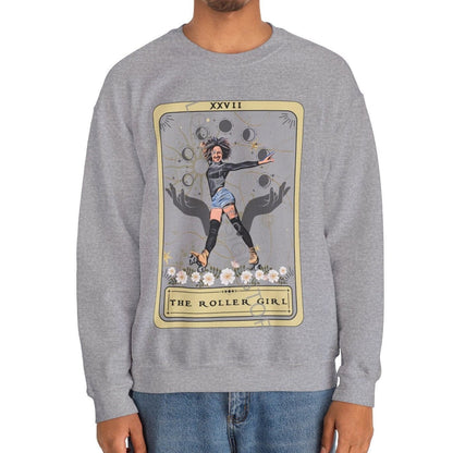 The Roller Girl Tarot Card Sweatshirt, Roller Skating