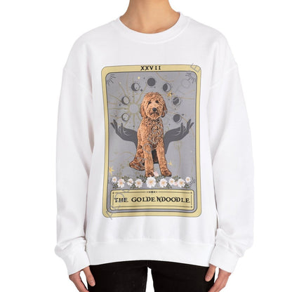 The Goldendoodle Dog Tarot Card Sweatshirt