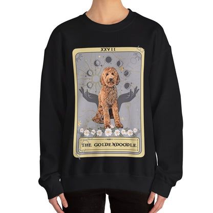 The Goldendoodle Dog Tarot Card Sweatshirt