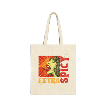 Extra Spicy Tote Bag 15" x 16"